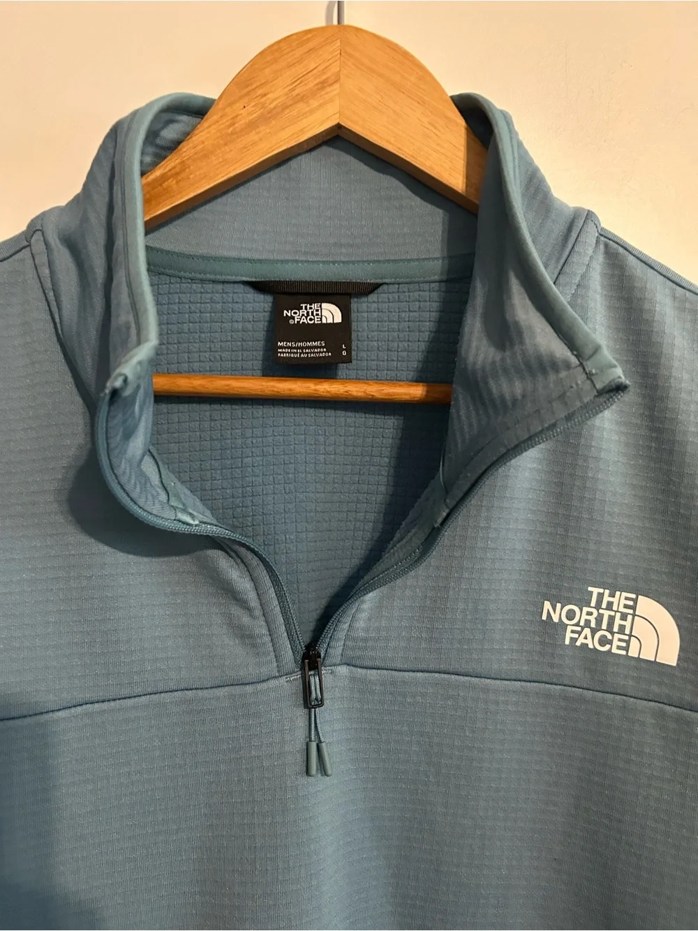 The North Face Teal Blue Half-Zip Pullover
